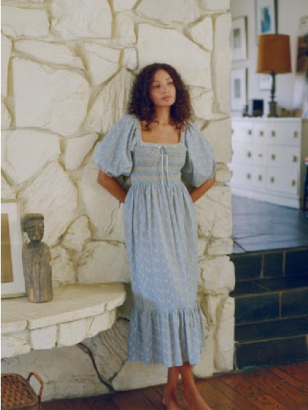 Ricarda dress in Celeste bouquet NWOT - Picture 2 of 6